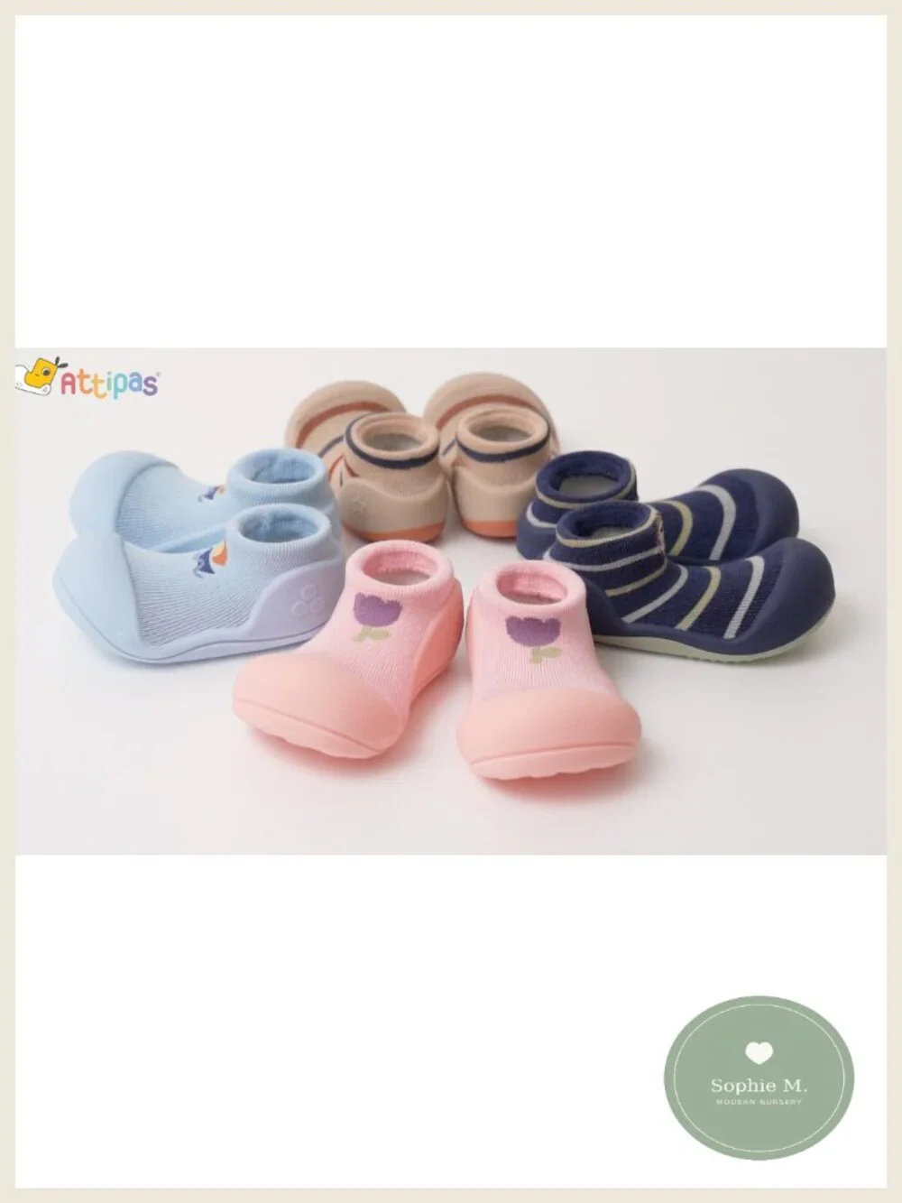 Baby Sock Shoes, Soft Non-Slip Toddler First Walking Shoes, Breathable Infant